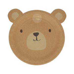 Woodland Bear Plates|Meri Meri