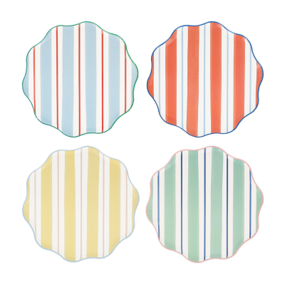 Preppy Stripe Side Plates|Meri Meri