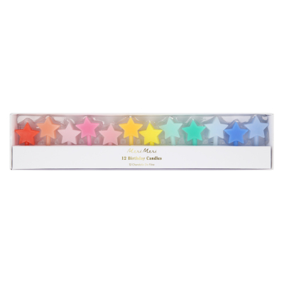 Rainbow Star Candles|Meri Meri