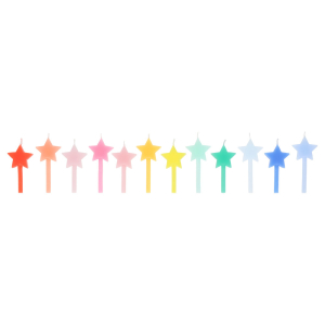 Rainbow Star Candles|Meri Meri