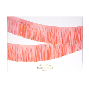 Basic Pink Fringe Garland|Meri Meri