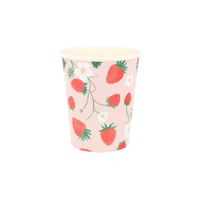 Strawberry Pattern Cups|Meri Meri