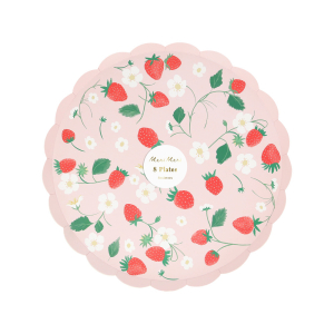 Strawberry Pattern Side Plates|Meri Meri