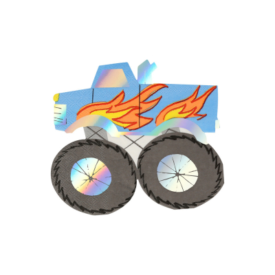 Monster Truck Napkin|Meri Meri