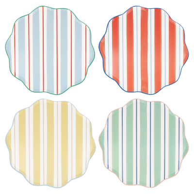 Preppy Stripe Dinner Plates|Meri Meri