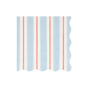 Preppy Stripe Large Napkins|Meri Meri