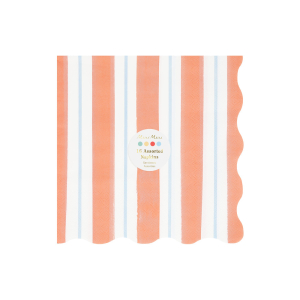 Preppy Stripe Large Napkins|Meri Meri