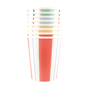 Preppy Stripe Cups|Meri Meri