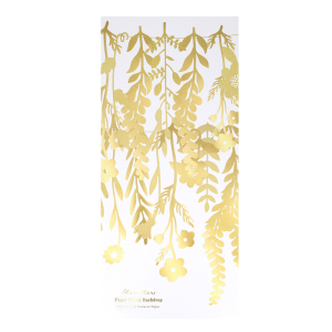 Gold Flower Backdrop|Meri Meri