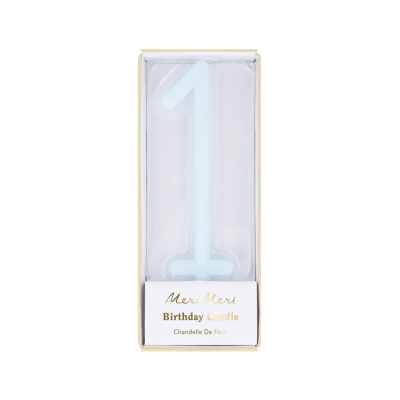 Large Slim Number 1 Candle|Meri Meri