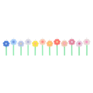 Rainbow Daisy Candles|Meri Meri