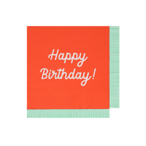 Mixed Happy Birthday Napkins|Meri Meri