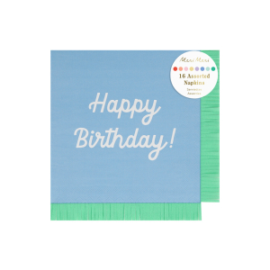 Mixed Happy Birthday Napkins|Meri Meri