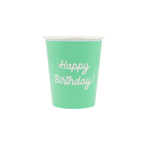 Mixed Happy Birthday Cups|Meri Meri