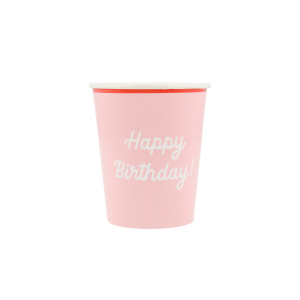 Mixed Happy Birthday Cups|Meri Meri
