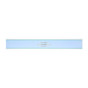 Scalloped Edge Blue Green Table Runner|Meri Meri