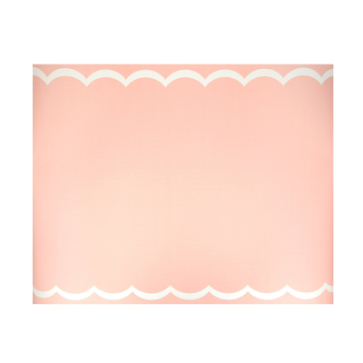 Scalloped Edge Pink Red Table Runner|Meri Meri