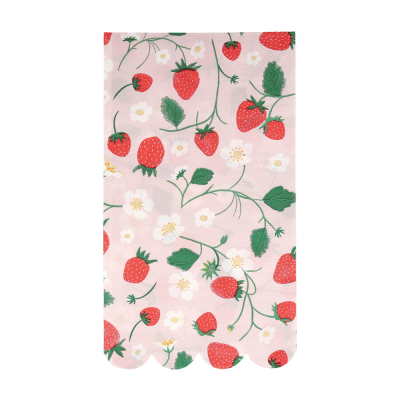 Strawberry Pattern Guest Towels|Meri Meri