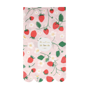 Strawberry Pattern Guest Towels|Meri Meri
