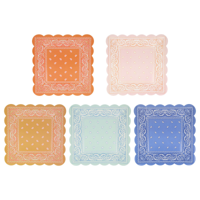 Western Square Plates|Meri Meri