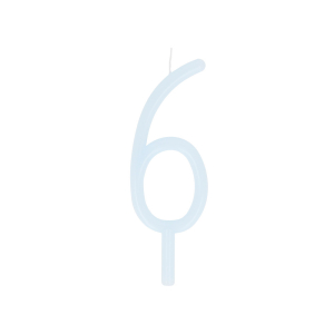 Large Slim Number 6 Candle|Meri Meri