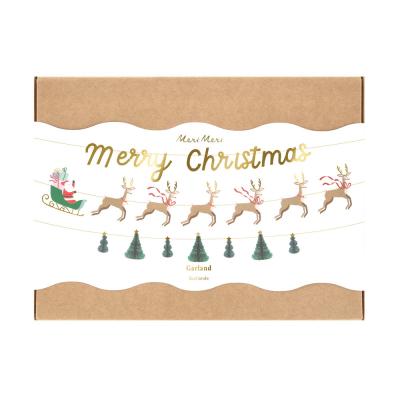 Sleigh And Reindeer Garland|Meri Meri
