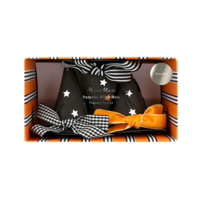 Surprise Witch Hats With Bows|Meri Meri