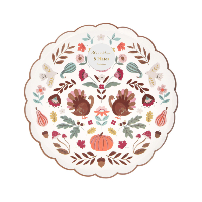 Folk Fall Side Plates|Meri Meri