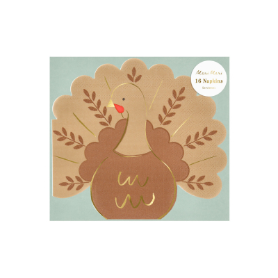 Folk Turkey Napkins|Meri Meri