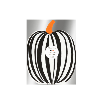 Stripe Pumpkin Napkins|Meri Meri