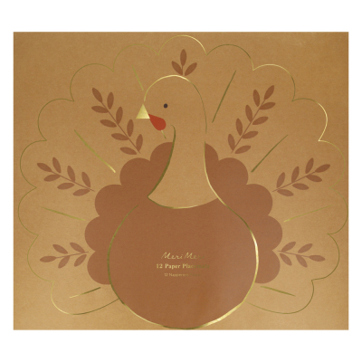 Folk Turkey Paper Placemats|Meri Meri
