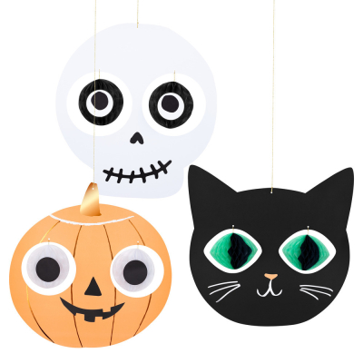 Halloween Heads Hanging Decorations|Meri Meri