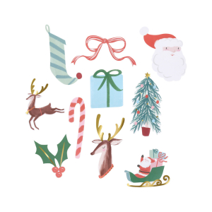 Christmas Shaped Stickers|Meri Meri