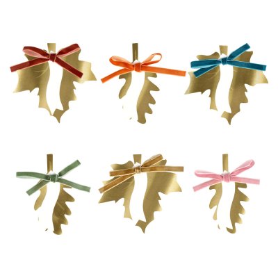 Gold Leaf Bow Place Cards|Meri Meri