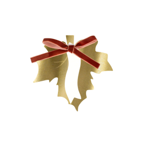 Gold Leaf Bow Place Cards|Meri Meri