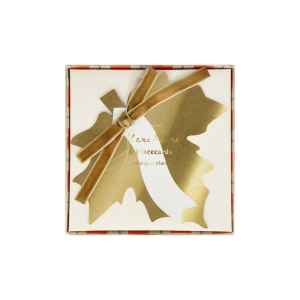 Gold Leaf Bow Place Cards|Meri Meri
