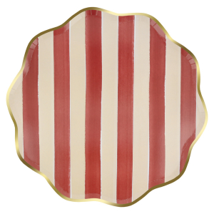 Fall Stripe Dinner Plates|Meri Meri