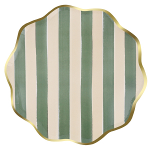 Fall Stripe Dinner Plates|Meri Meri
