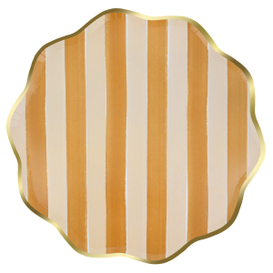 Fall Stripe Dinner Plates|Meri Meri