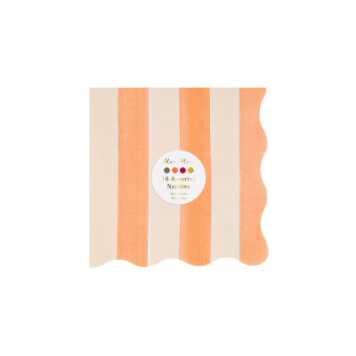 Fall Stripe Small Napkins|Meri Meri
