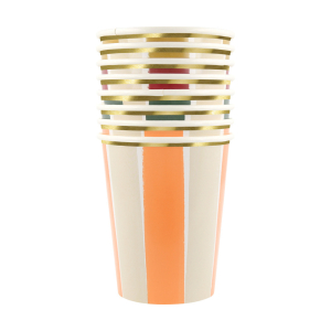 Fall Stripe Cups|Meri Meri