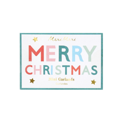 Merry Christmas Mini Matchbox Garlands|Meri Meri
