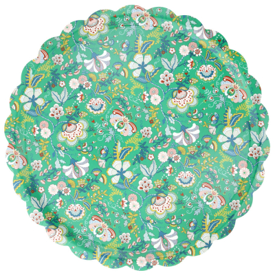 Meri Meri x Liberty Green Mabelle Large Tray|Meri Meri