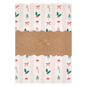 Festive Patterned Table Candles|Meri Meri