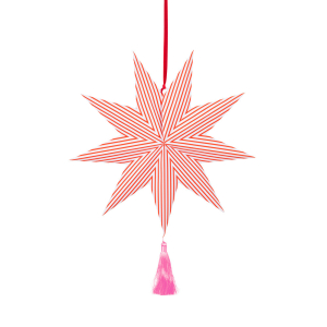 Stripe Star Decorations|Meri Meri
