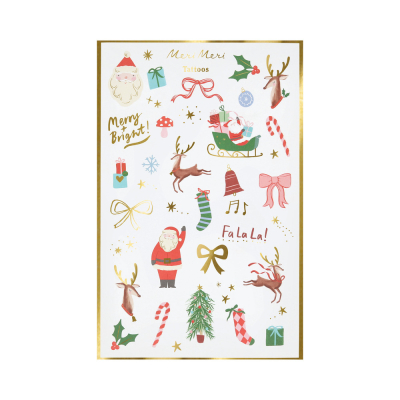 Christmas Mixed Icon Temporary Tattoos|Meri Meri
