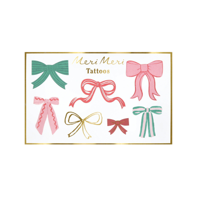 Festive Bows Temporary Tattoos|Meri Meri