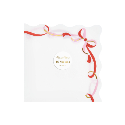 Ribbon Bow Large Napkins|Meri Meri