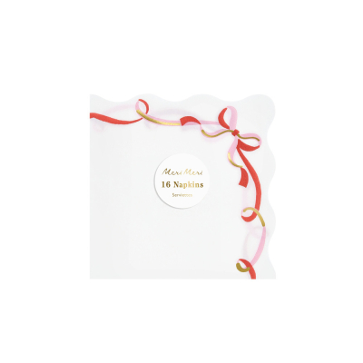 Ribbon Bow Small Napkins|Meri Meri
