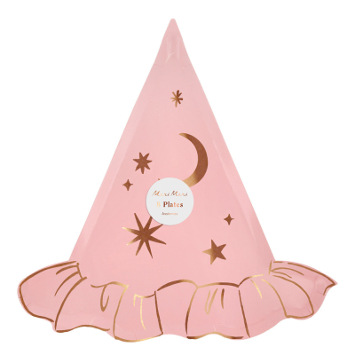 Pink Witch Hat Plates|Meri Meri